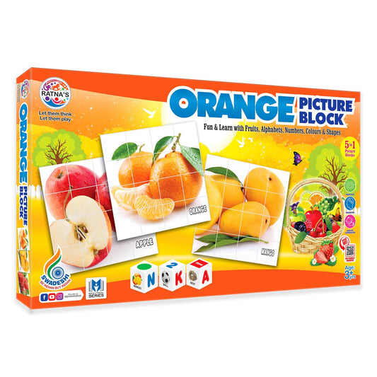 ORANGE PICTURE BLOCK