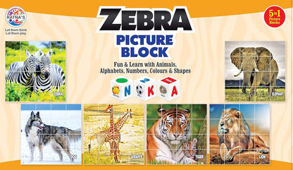 ZEBRA PICTURE BLOCKS